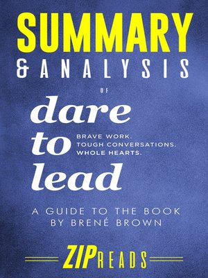 cover image of Summary & Analysis of Dare to Lead